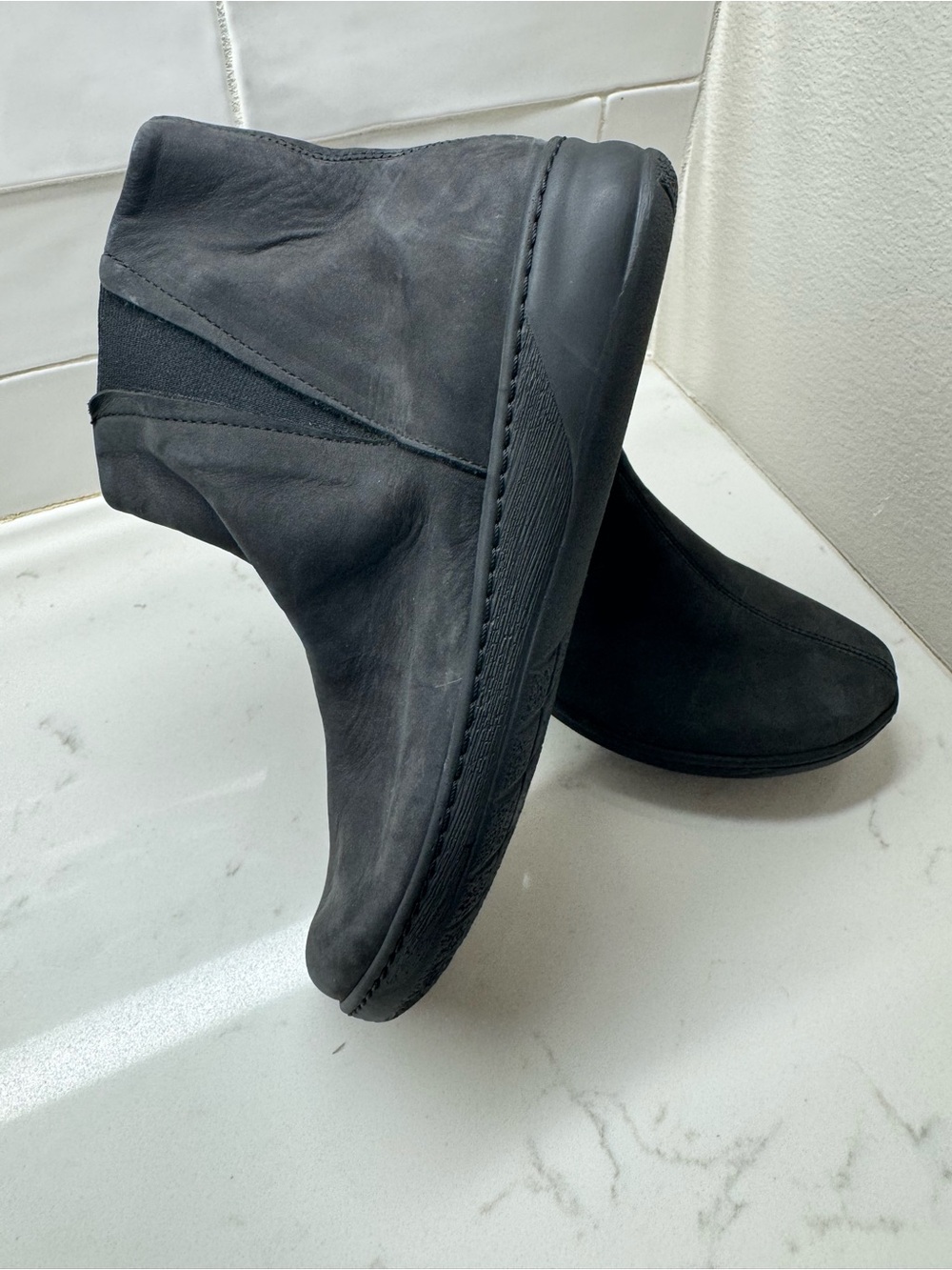 David Tate Black Nubuck Chukka Boots